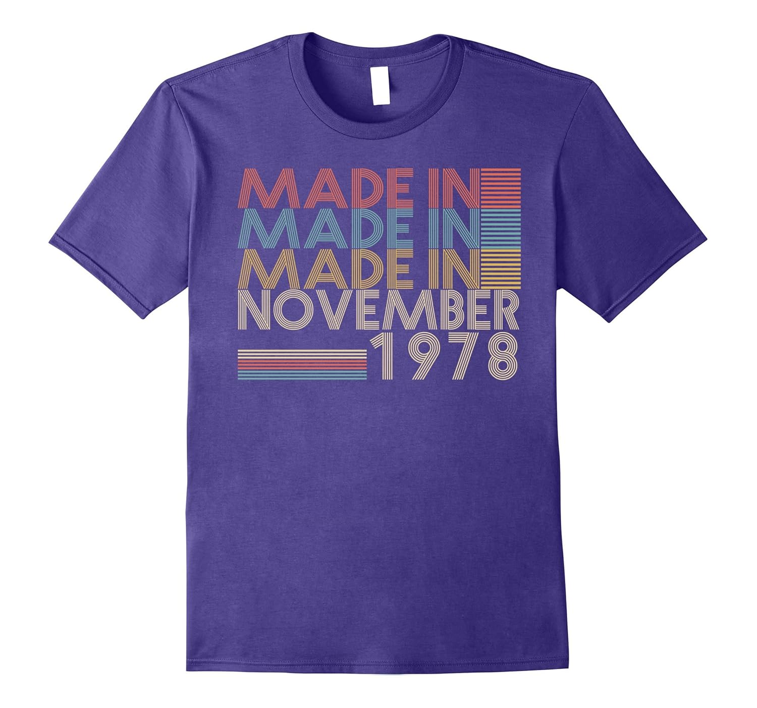 Retro Made in November Nov 1978 , 39th Gift 39 Years Old-Rose