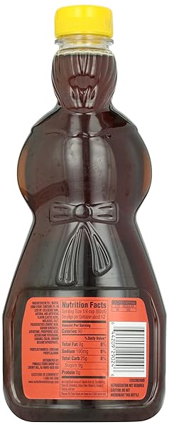 MRS. BUTTERWORTH’S LITE THICK AND RICH PANCAKE SYRUP, 1.5 POUND (PACK OF 1), 24 OZ
