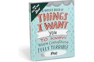 Em & Friends Things I Want You To Know When Everything Feels Terrible Fill-in-the-Blank Book & Sympathy Gift - Fill in the Love Gift Book