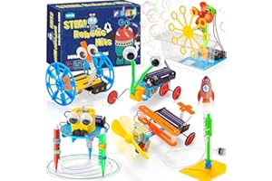 YUTIN STEM Robotics Kits for Kids Age 8-12 8-10, Science Kits for Kids 5-7, STEM Toys for Boys Age 6 7 8 9 10 12 13 14 Girls Boys Birthday Gifts, Robot Building Crafts 6-8 Engineering Motor Set