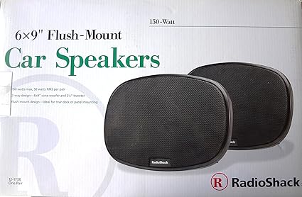 radio shack car speakers