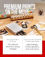 Canon SELPHY QX20 Portable Printer Wi-Fi Dye Sublimation USB-C White view 3