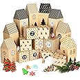 KESOTE 24 Empty Advent Calendar Boxes to Fill, Christmas Advent Calendar 2024 for Adults Countdown to Christmas Gift Box Party Favor Box