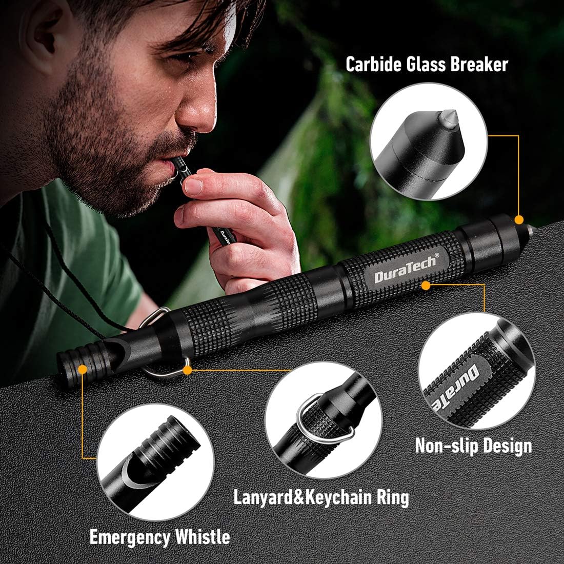 DURATECH Gifts for Men Dad Fathers Day Tactical Folding Knife, Multitool Combo Kit, Tactical Pen, Utility Survival Tools for Camping, Hiking, Hunting and Fishing: Home Improvement