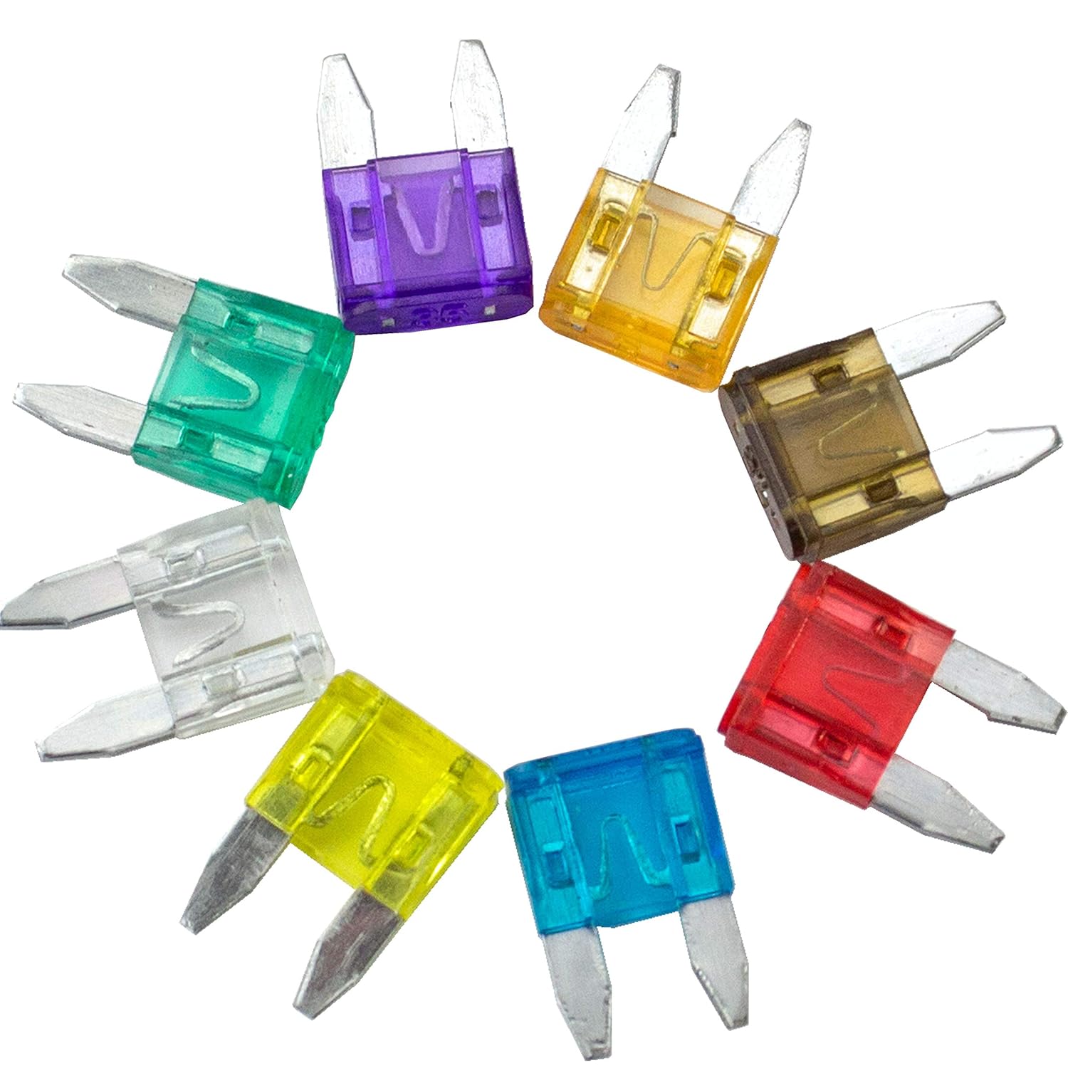 50 Pack 40 AMP APM/ATM 32V Mini Blade Style Fuses 40A Short Circuit