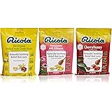 Ricola Cough Suppressant and Throat Drops Variety-Pack, 3-Flavors: Original, Cherry Honey, Honey Lemon with Echinacea