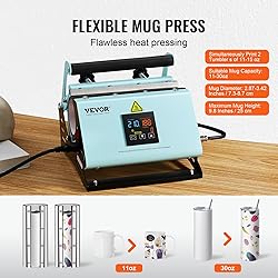 VEVOR 2 in 1 Tumbler and Hat Heat Press