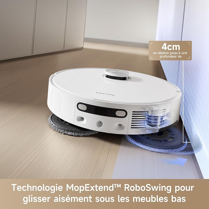 L10s Ultra Gen 2 Robot Aspirateur Laveur avec Aspiration 10 000 Pa