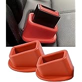 iolory 2PCS Seatbelt Extender,Car Interior Accessories Seat Belt Buckle Retainer,Silicone Automotive Seatbelt Buckle Holder,C