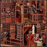 MiniCity Book Nook Kit Roaring Twenties Speakeasy DIY 3D Wood LED Light view 5