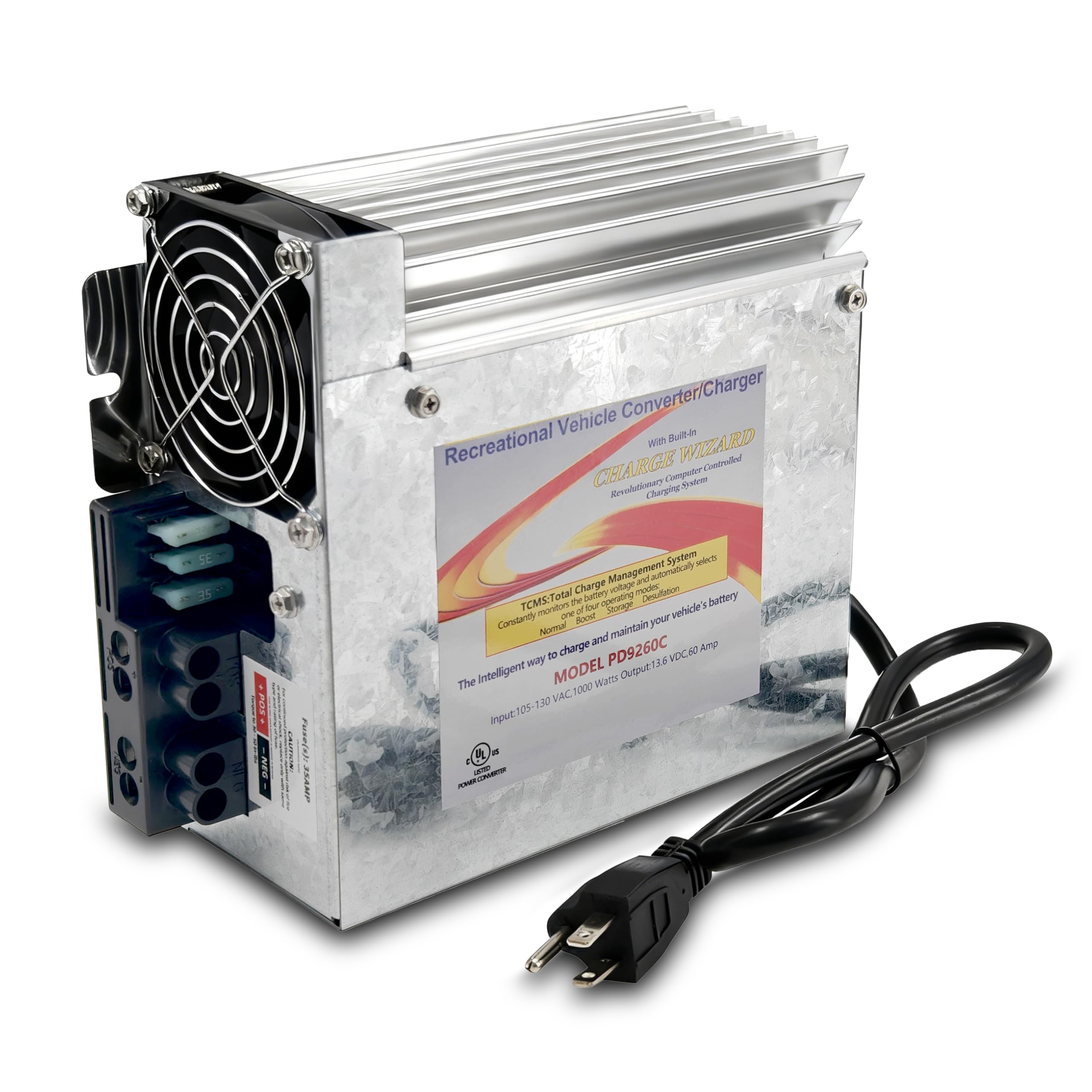 Photo 1 of 12V 60 Amp RV Power Converter with Charge Wizard Compatible with Progressive Dynamics PD9260CV, Fit for Inteli-Power 9200 Series Converter/Charger,for RV, Camper, Caravans