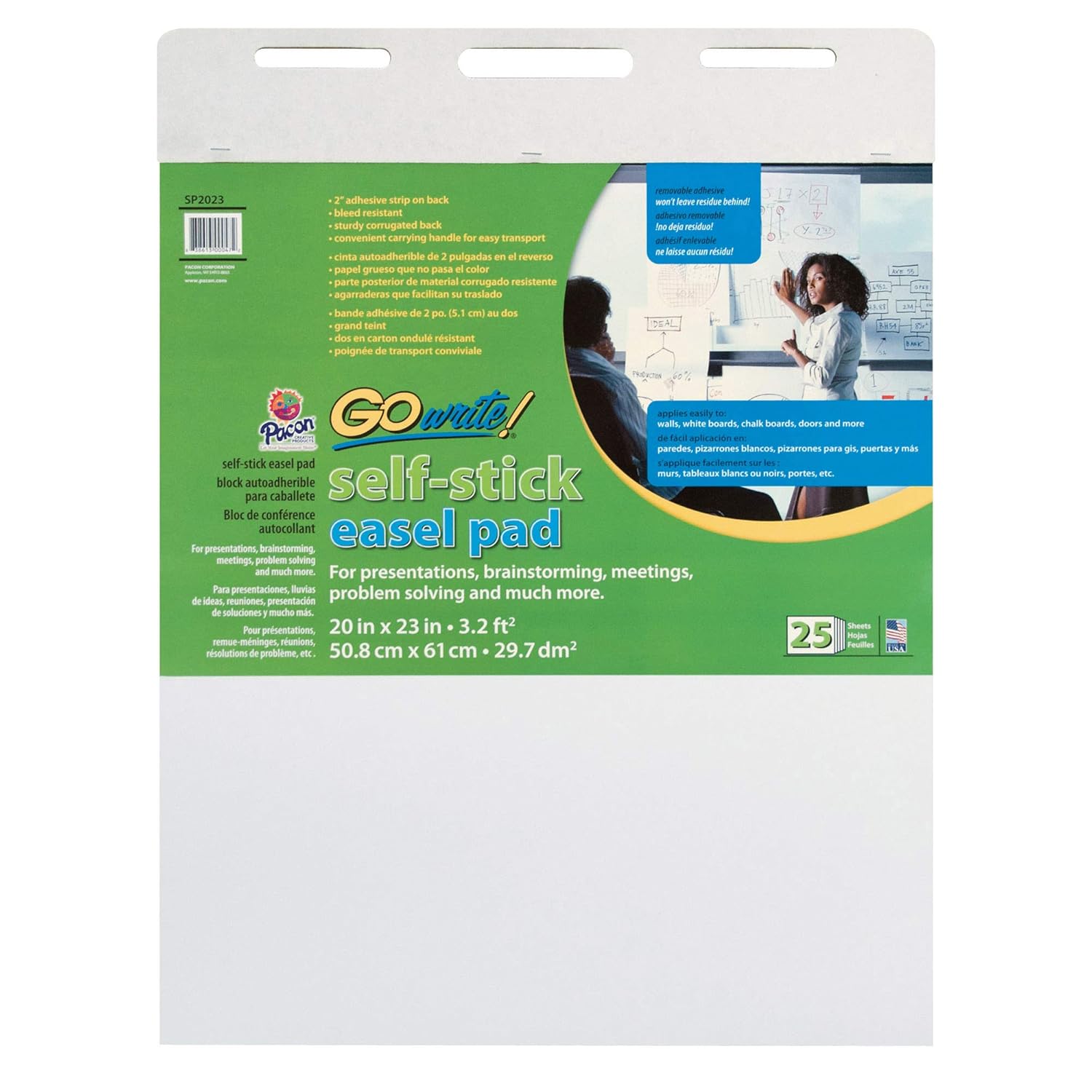 Pacon Self-Stick Easel Pad (PACSP2023): Industrial & Scientific