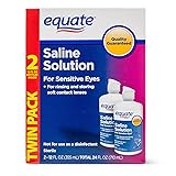Equate Saline Solution, Contact Lens Solution for