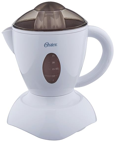 Oster 3186 Juice-n-Serve 27-Ounce Automatic Citrus Juicer, White