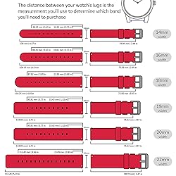 GadgetWraps 16mm Nylon Watch Band with Quick