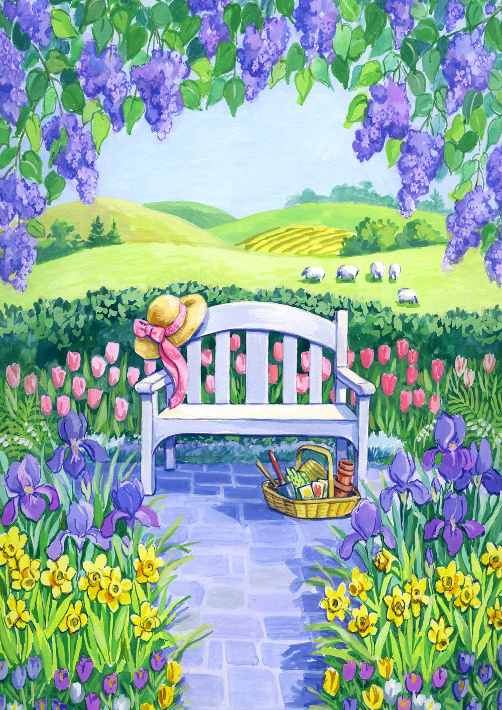 Best Iris Flower Garden Flag