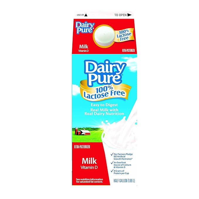 Deans Dairy Pure Lactose Free Whole Milk, 64 oz Grocery