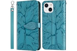 Aimigel iPhone 14 Wallet Case with Card Holder/Slot,PU Leather Flip Folio Shell [Magnetic Closure][Wrist Strap][Kickstand] Ph