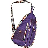 Mandala Crafts Boho Sling Bag for Women Crossbody Purse – Bohemian One Strap Backpack – Hippie Boho Backpack for Men Daypack