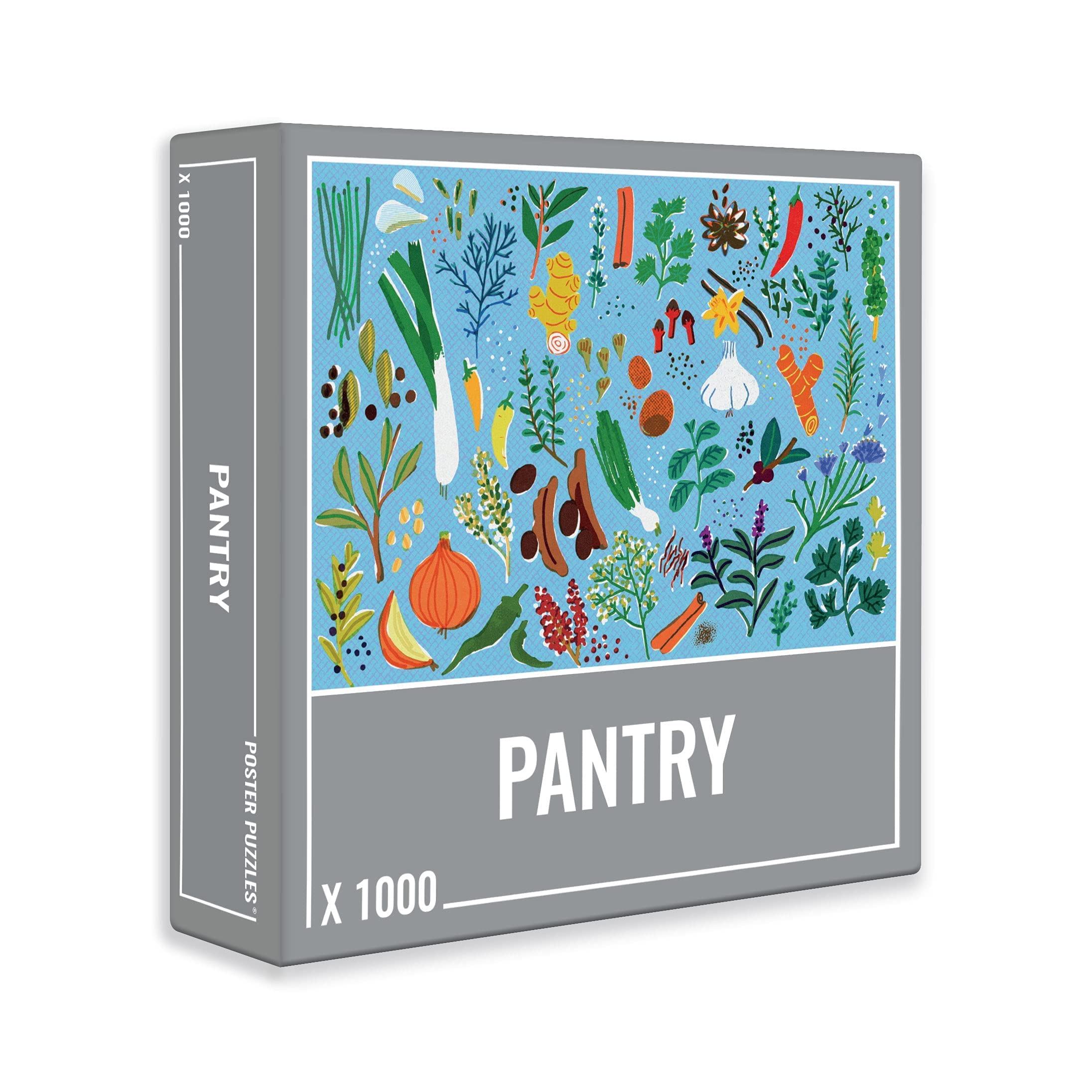 Cloudberries Pantry Puzzle - Premium, 1000 Piece Jigsaw Puzzle for Adults, Made in Europe. Great Kitchen Wall Decor or as a Gift for Cooks!