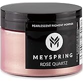 MEYSPRING Rose Quartz Epoxy Resin Color Pigment - 50g - Mica Powder for Epoxy Resin