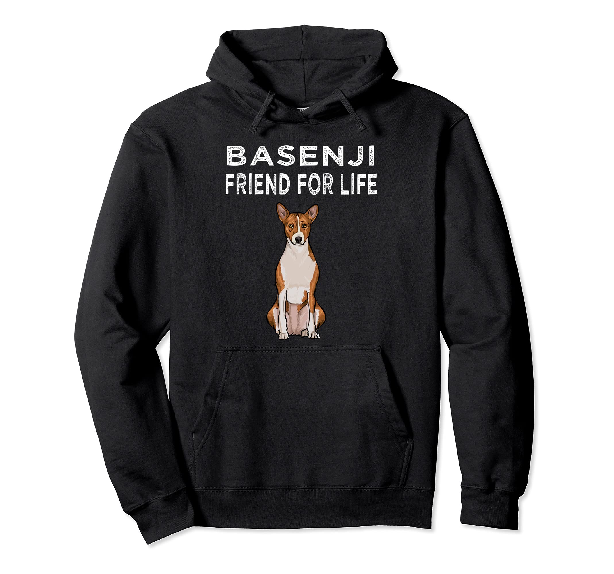 Basenji Friend For Life Dog Lover Friendship Pullover Hoodie