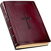 KJV Holy Bible, Super Giant Print Faux Leather Red Letter Edition - Thumb Index & Ribbon Marker, King James Version, Burgundy (KJV Super Giant Print Editions)