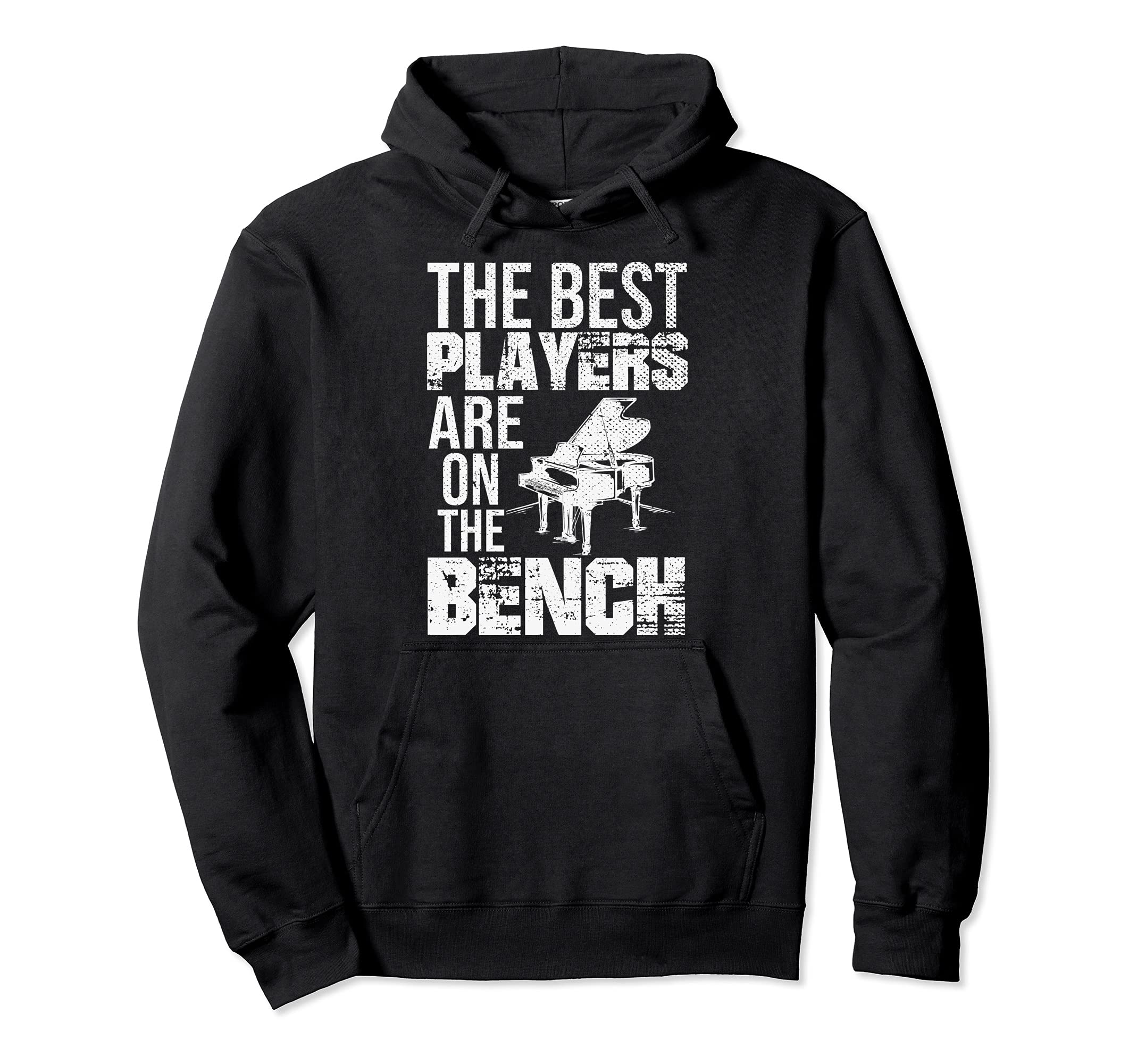 Piano Player Bench Orchestra Classical Music Pianist Piano Pullover Hoodie