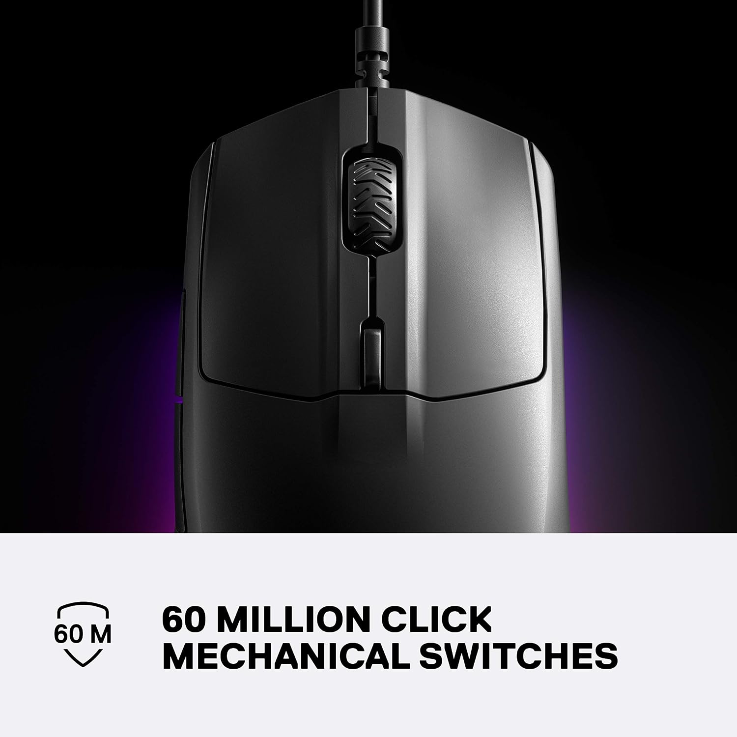 SteelSeries Rival 3 Gaming Mouse, 8,500 CPI TrueMove Core Optical Sensor, 6 Programmable Buttons, Split Trigger Buttons - Image 5