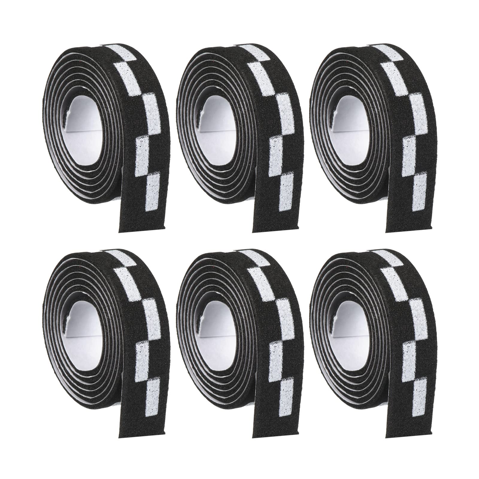 PATIKIL 18" Table Tennis Side Tape, 6 Pack Ping Pong Edge Tape Protect the Edges of Rubber and Blade for Paddles Racket, Black