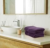 Utopia Towels 8 Piece Set Plum 100% Cotton Bath Hand Washcloths view 6