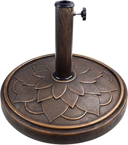 bronze umbrella base