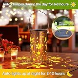 TickTime Hummingbird Solar Lantern Outdoor Garden Copper Dragonfly 7.1in view 4