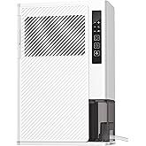 1200 SqFt Rotary Dehumidifier AEOCKY 10 Pint Dehumidifier for Bedroom with Drain Hose,Never Frost,Ultra Quiet Small Portable 