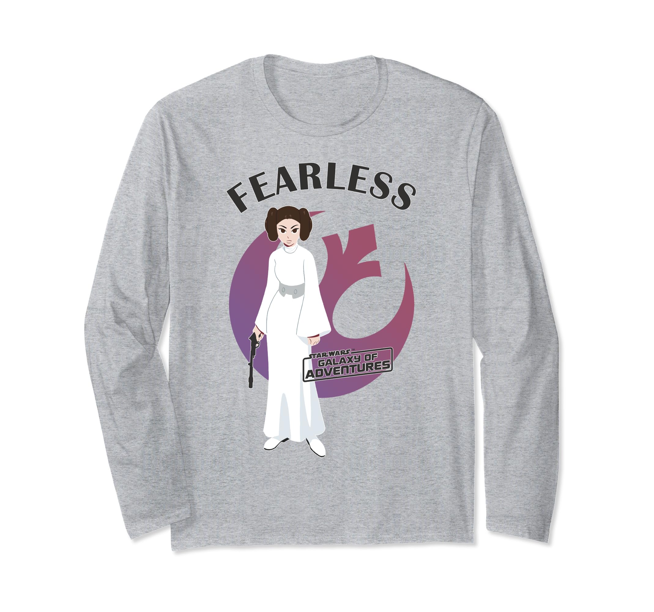 Star Wars Galaxy Of Adventures Princess Leia Fearless Long Sleeve T-Shirt