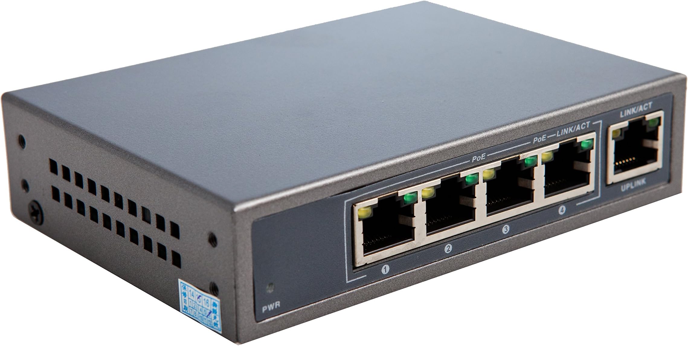 VidaPower 4 Port PoE Switch