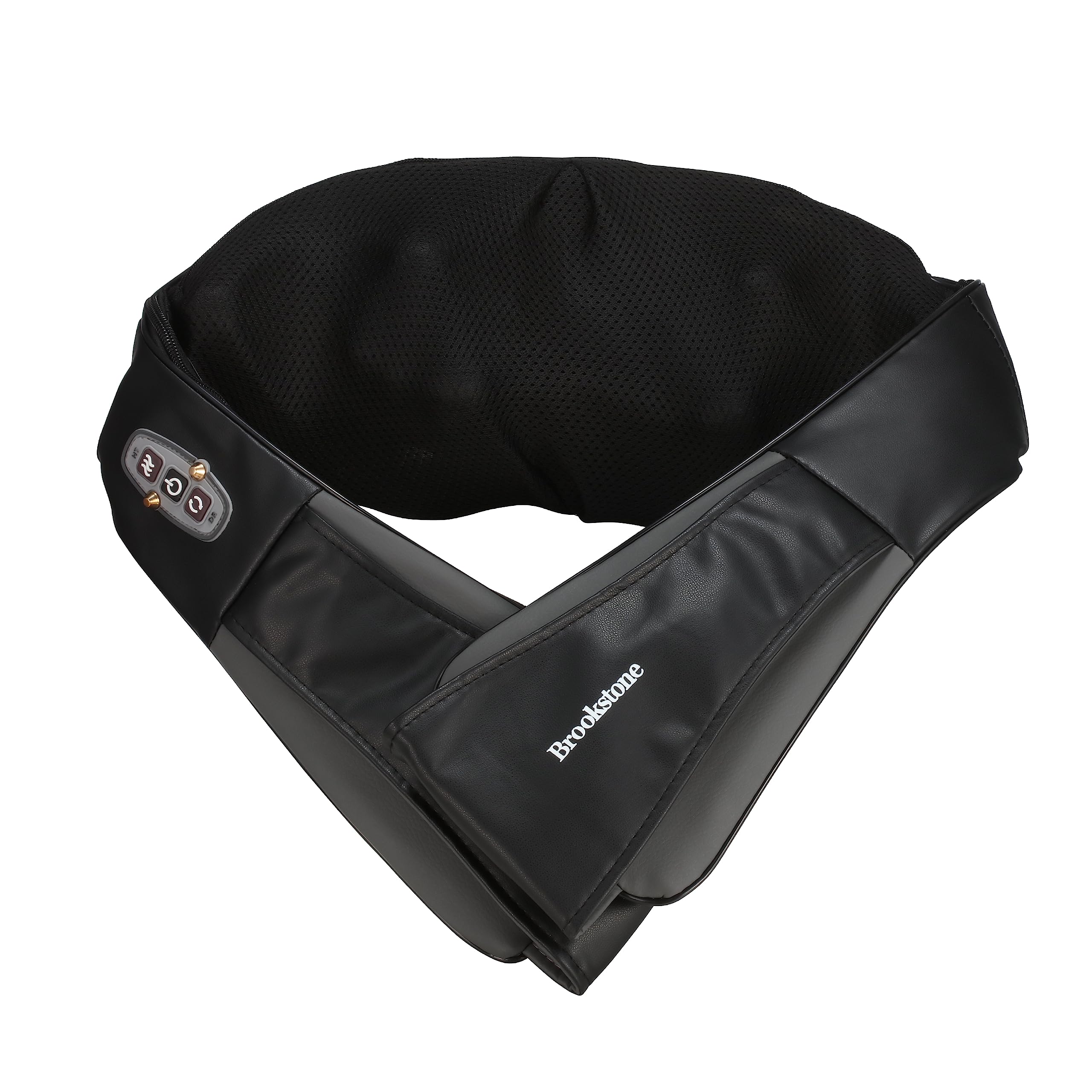 Photo 1 of Brookstone Shiatsu Neck and Shoulder Massager, Deep Kneading Back Massager with Heat, Massage Pillow Neck, Back, Shoulder, Foot, Leg, Electric Massages for Home, Car, Office