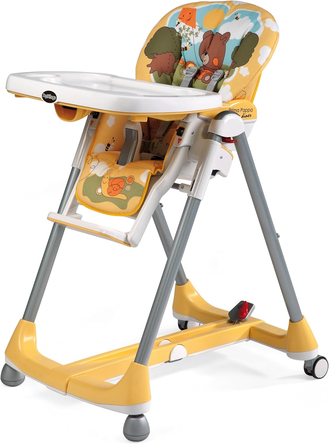 Peg Perego Prima Pappa Diner Theo - Trona infantil, color amarillo ...
