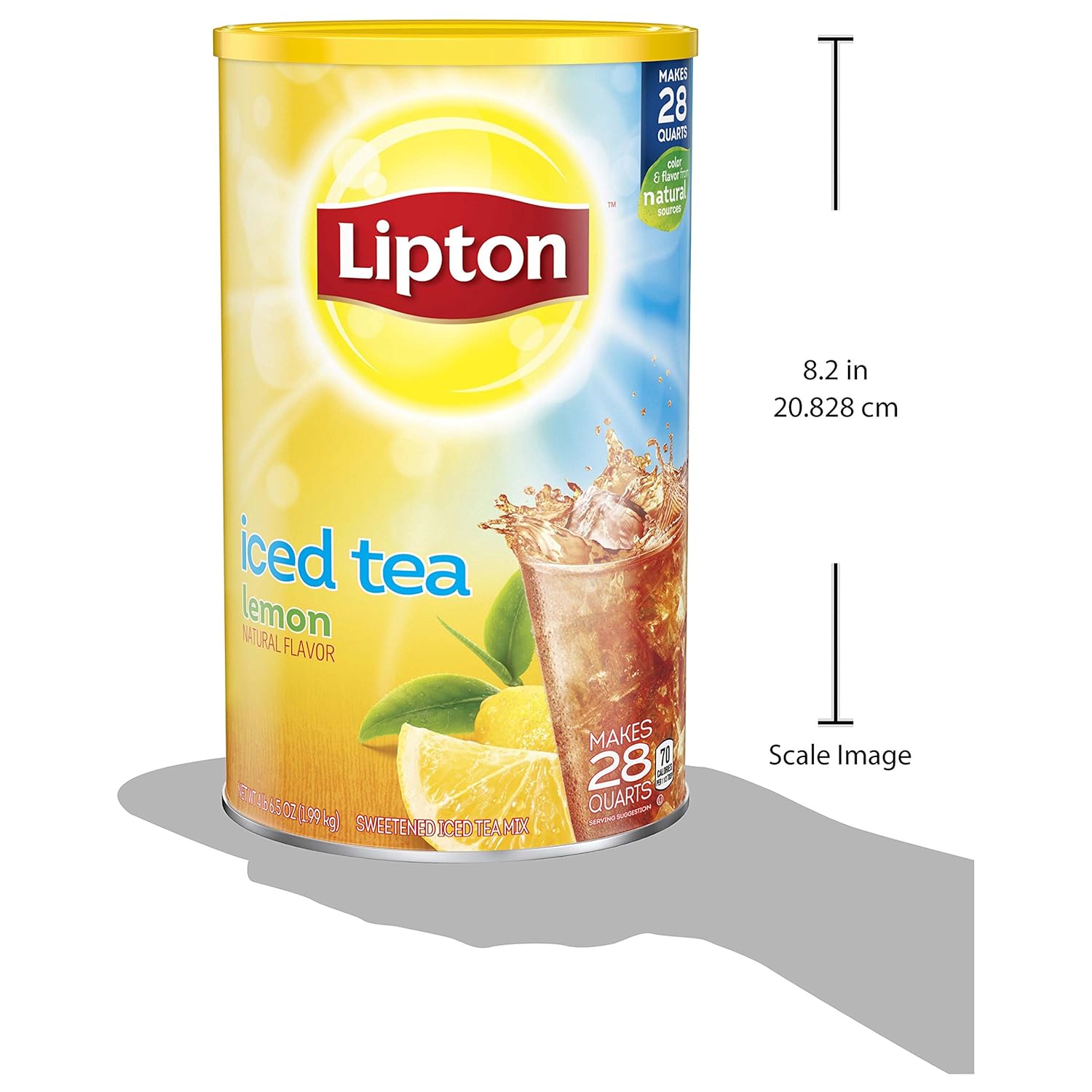 Lipton Iced Tea Mix Lemon 28 Qt Pack Of 2
