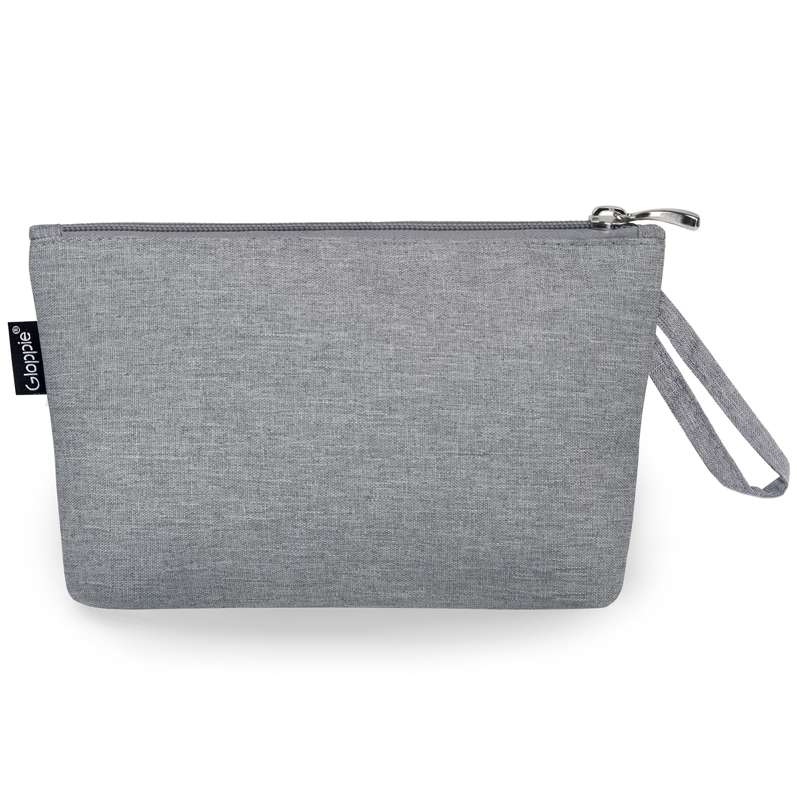 Gloppie Cosmetic Bags Make up Bag Small Makeup Bag for Handbag Waterproof Cosmetics Bag Makeup Pouch Purse Case Toiletry Organizer Storage Beauty Stitch Bag, Grey — image 1
