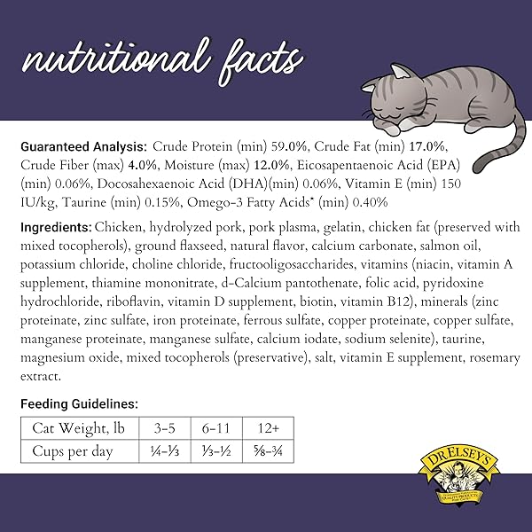 DR. ELSEY’S CLEANPROTEIN CHICKEN CAT KIBBLE 6.6 LB. BAG