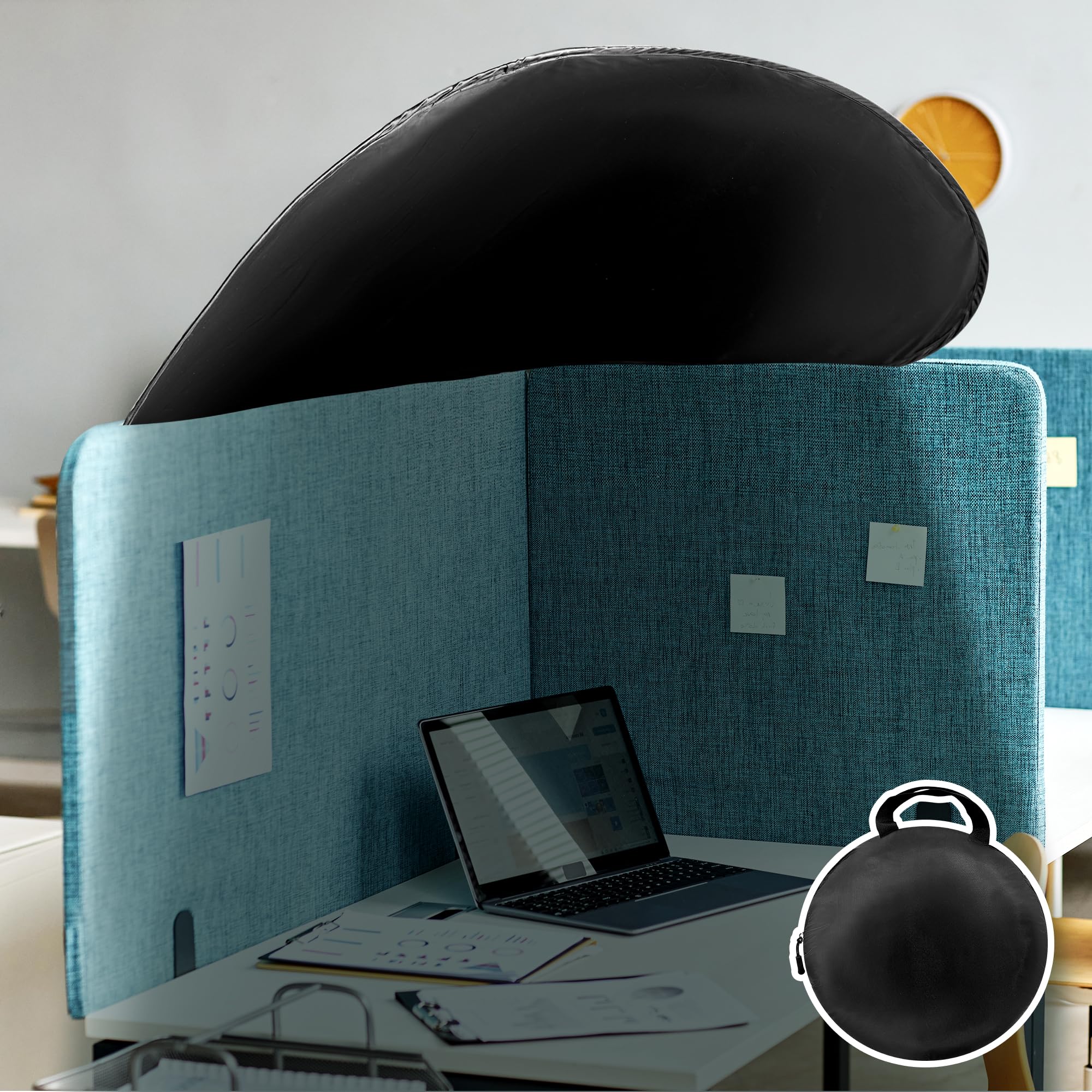 Photo 1 of BALAPET Foldable Office Cubicle and Desk Shade, Portable Cubicle Light Shade, 44 Inches Adjustable Folding Bendable Sun UV Rays Blocker for Working Office Cubicle Accessories