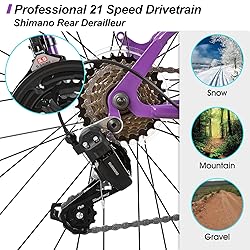 HH HILAND Women 26 Inch Mountain Bike, Mens and