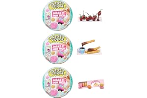 MGA's Miniverse Make It Mini Food Series 2 Sweet Shop Bundle (3 Pack) Mini Collectibles, Blind Packaging, DIY, Resin Play, Replica Food, NOT Edible, Collectors, 8+