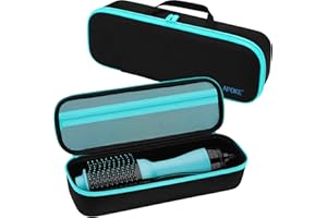 APOKE Travel Case for Revlon One Step Hair Dryer Brush Original 1.0 & PLUS 2.0, Portable Lightweight Hard Carrying Case Storage Bag for All Brand Hot Tools Volumizer Hot Air Brush