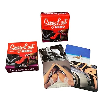 Sexy Lust Partymemo - erotisches Spiel Memo mit 30 verschiedenen Kartenpaaren zum Aufdecken - Erotikgames Fetisch Erotik pur