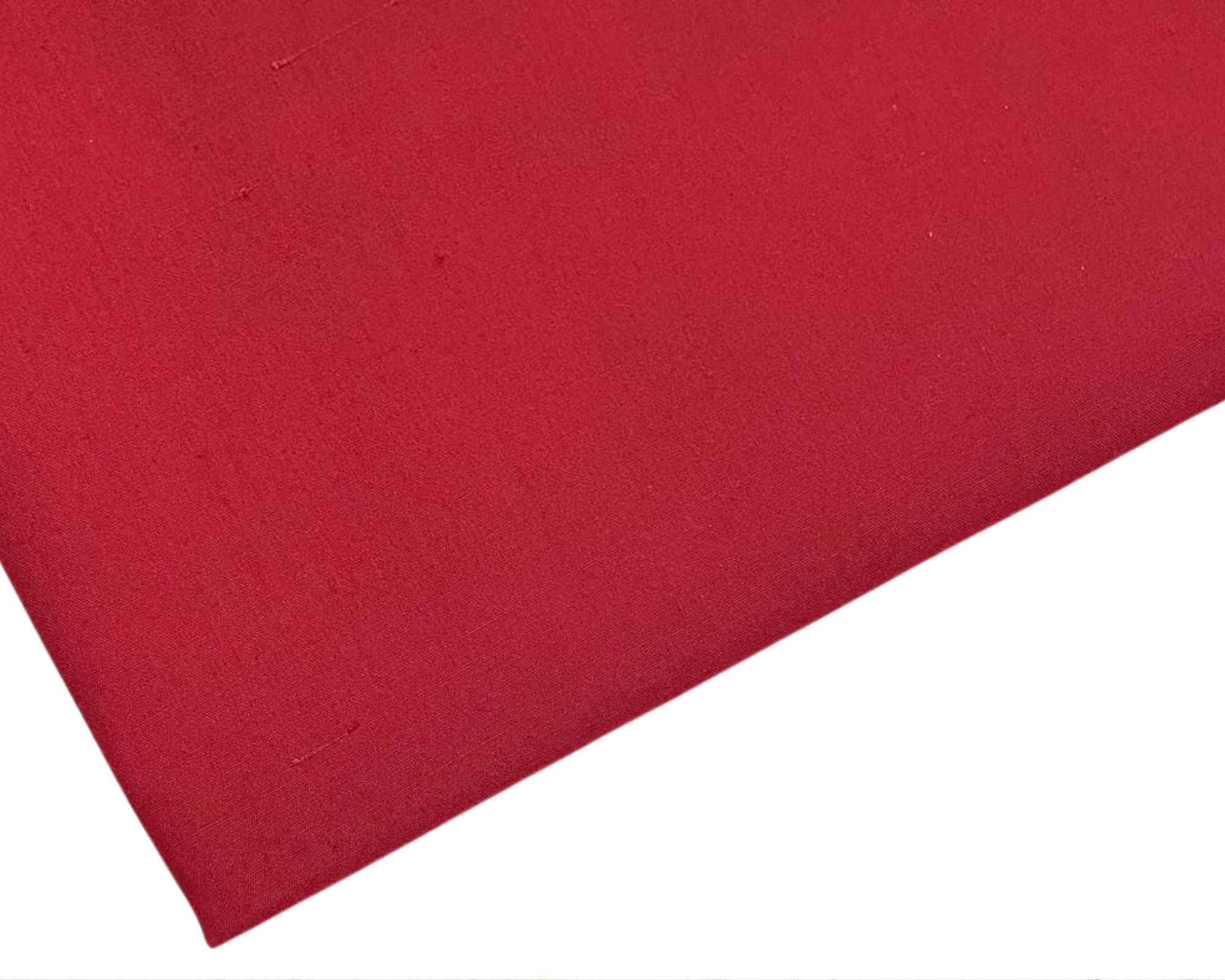 Plain Burgundy Polycotton Fabric - 45 inch / 112 cm Wide - (Burgundy, 2 METRE)