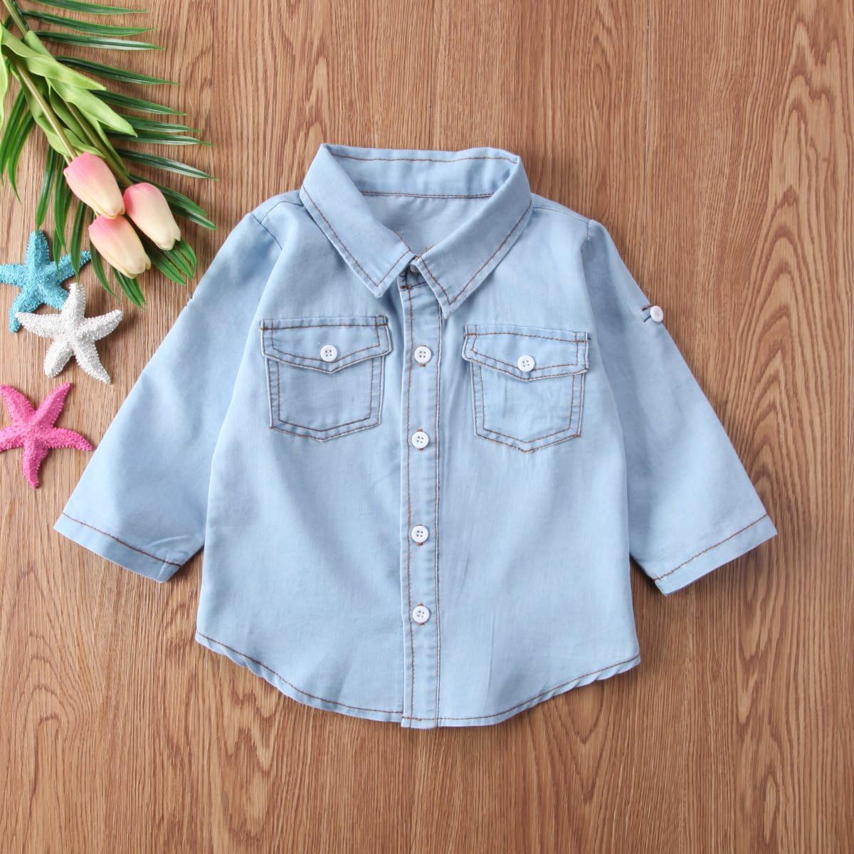 boys long sleeve denim shirt