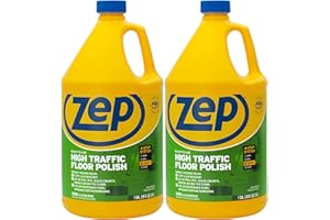 Zep High Traffic Floor Polish 128 Ounce ZUHTFF128 (Pack of 2) Pro Formula