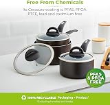 Tower Cerasure 3 Piece Saucepan Set Non-Stick Induction Graphite 16/18/20cm view 8